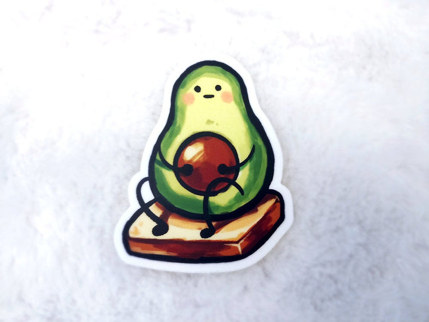 Awkward Avocado Toast 3" Sticker