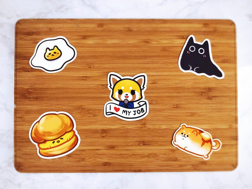 Fried Egg Cat 3" Sticker