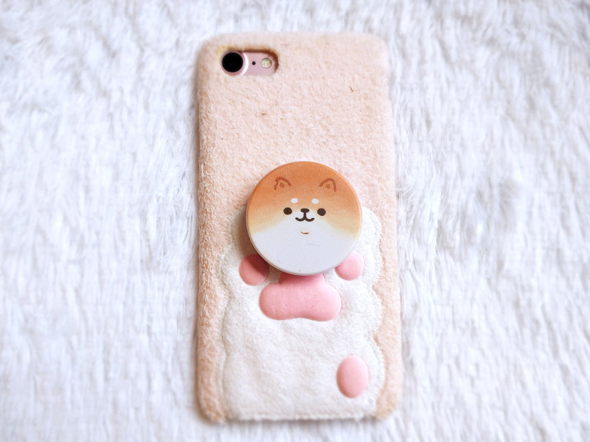 Yeastken Bread Shiba Inu 1.5" Expandable Pull Out-Up Phone Grip