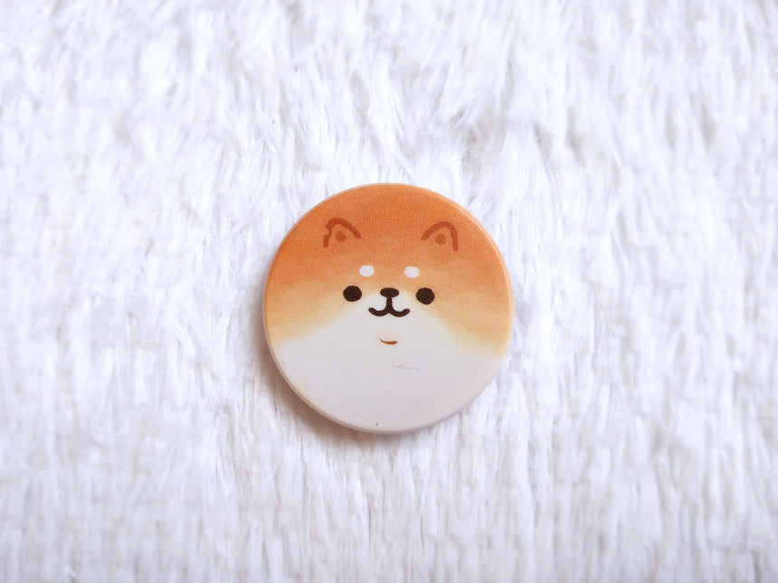 Yeastken Bread Shiba Inu 1.5" Expandable Pull Out-Up Phone Grip