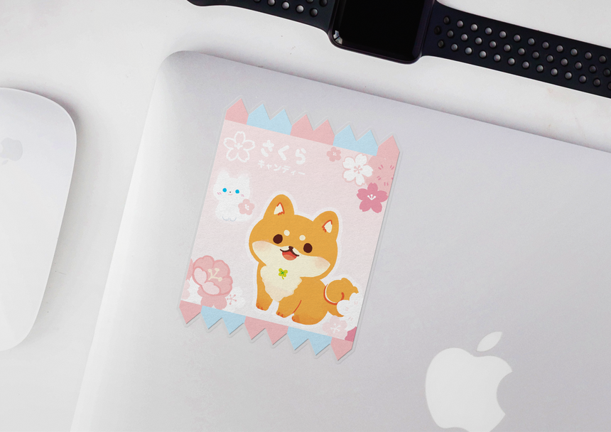 Kawaii Galaxy Cat 3" Sticker