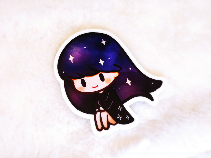 Galaxy Girl 3" Sticker