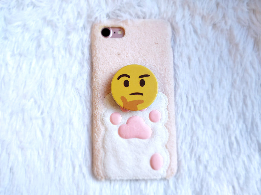Thinking Emoji 1.5" Expandable Pull Out-Up Phone Grip