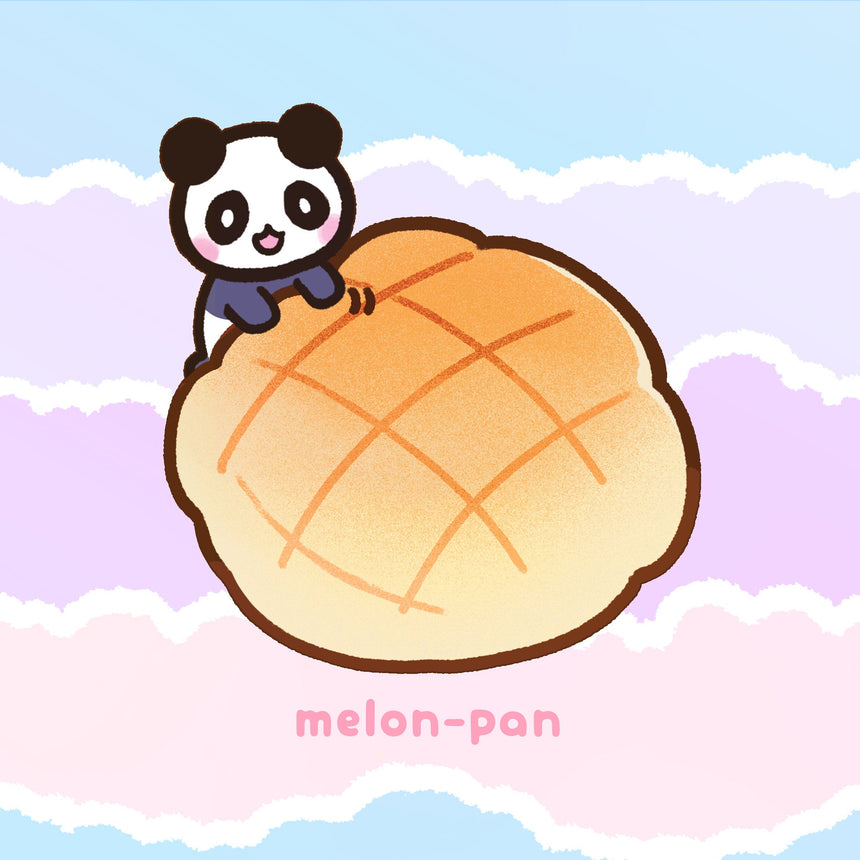 Melon Panda Melonpan 3" Sticker